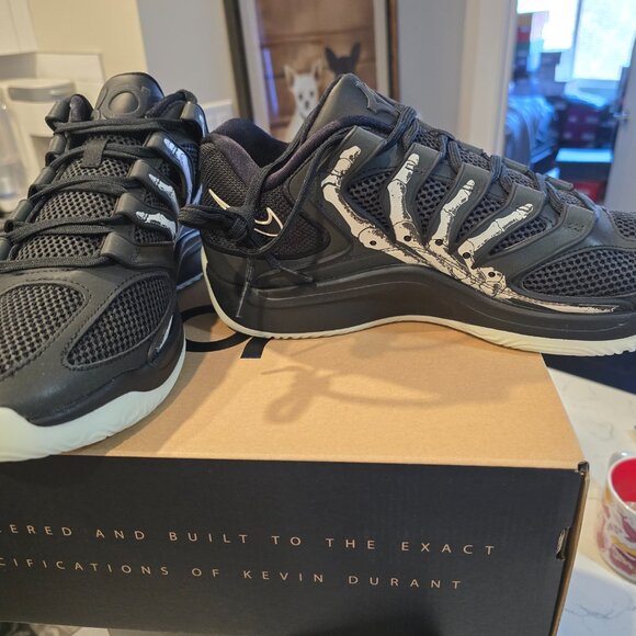 Nike KD 18 Slim Reaper Halloween IM1346-001 Glow In Dark 3M Mens Size 10 US NEW - Picture 3 of 16